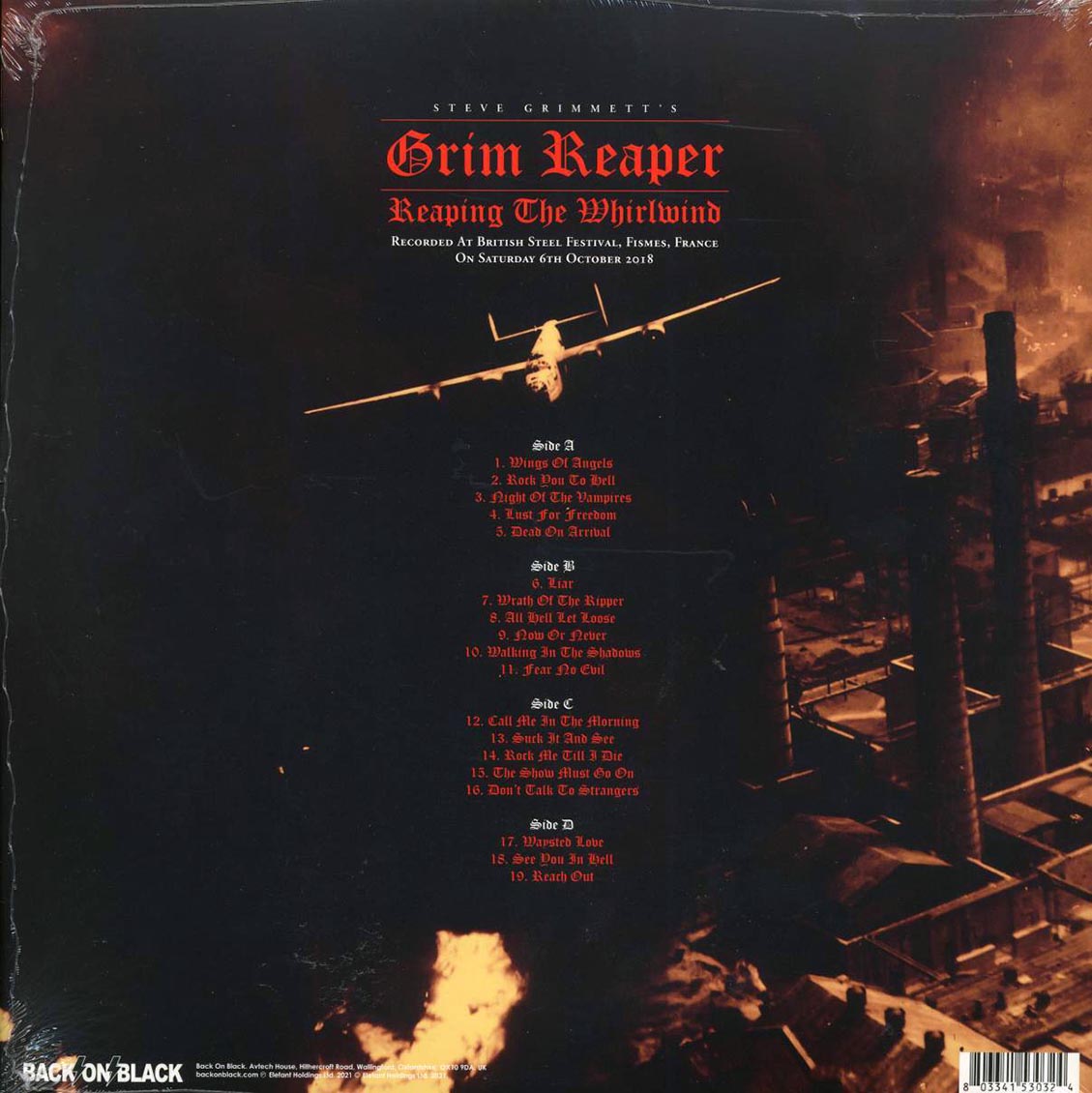 Grim Reaper - Reaping The Whirlwind (ltd. ed.) (2xLP) (white/red splatter vinyl) Vinyl Record