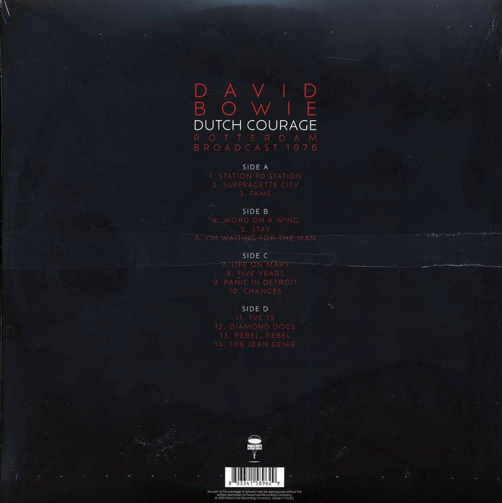 David Bowie - Dutch Courage: Rotterdam Broadcast 1976 (2xLP) Vinyl Record