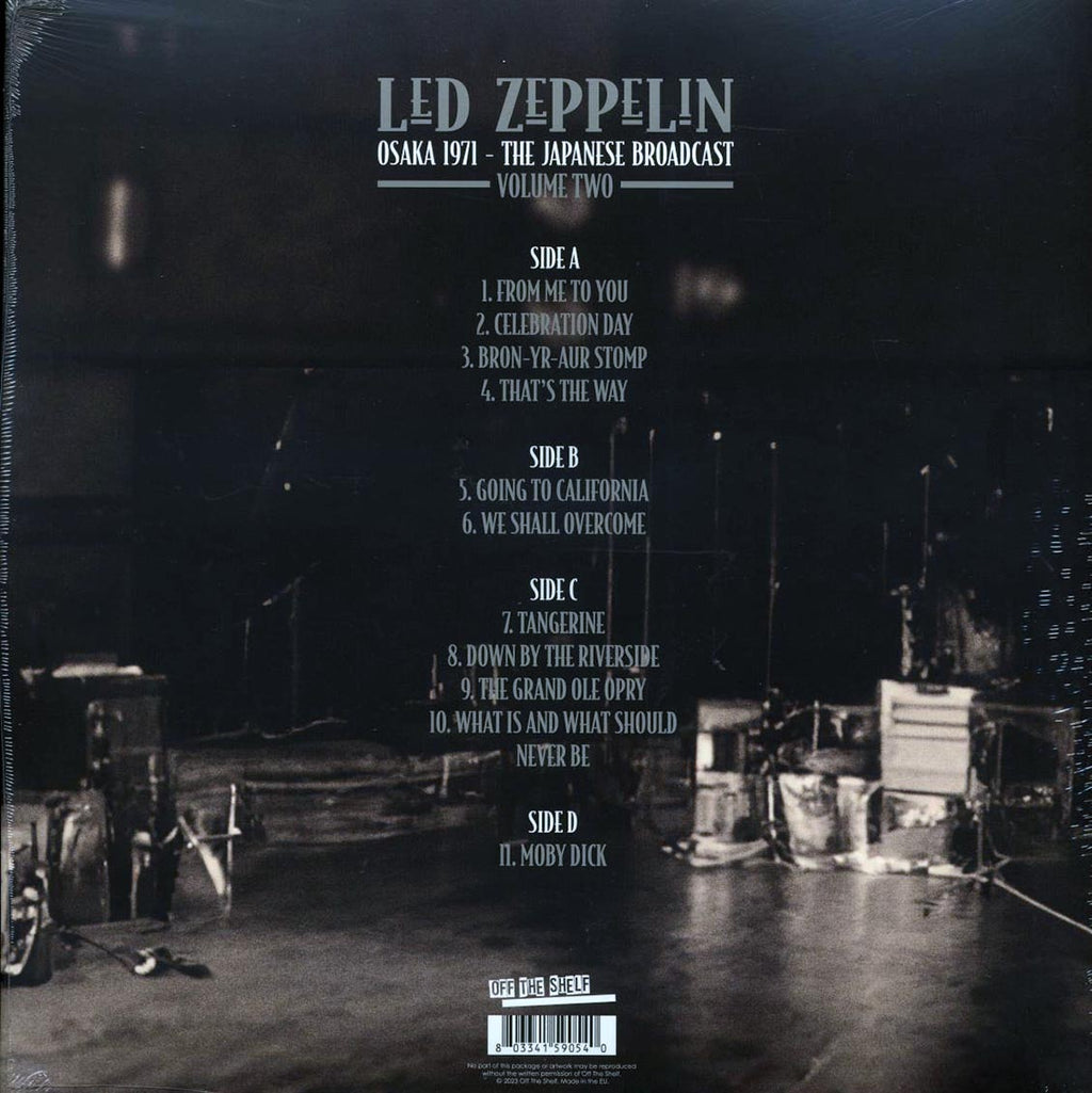 Led Zeppelin - Osaka 1971 Volume 2: The Japanese Broadcast (2xLP) Vinyl Record