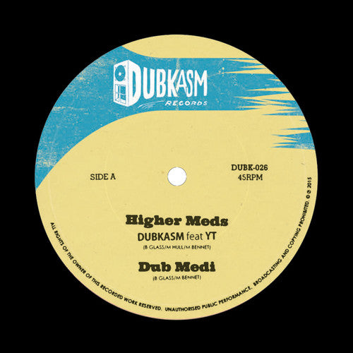 Dubkasm - Higher Meds / Coming In Ruff - Vinyl Record