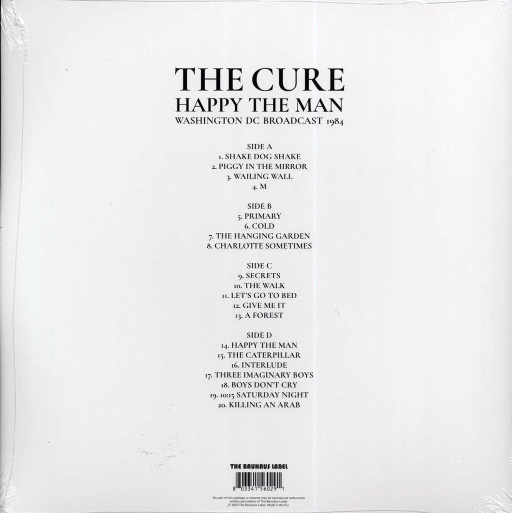 The Cure - Happy The Man: Washington DC Broadcast 1984 (2xLP) Vinyl Record