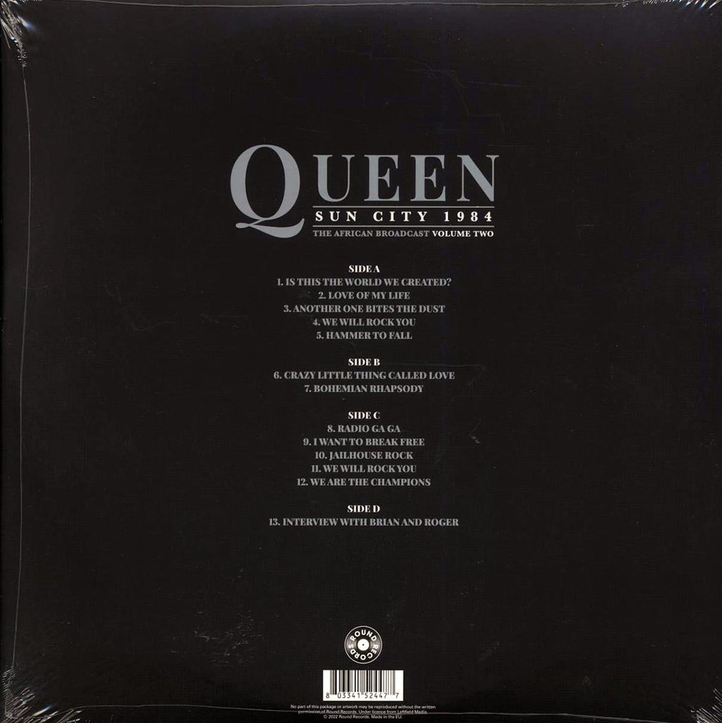 Queen - Sun City 1984 Volume 2: The African Broadcast (2xLP) Vinyl Record