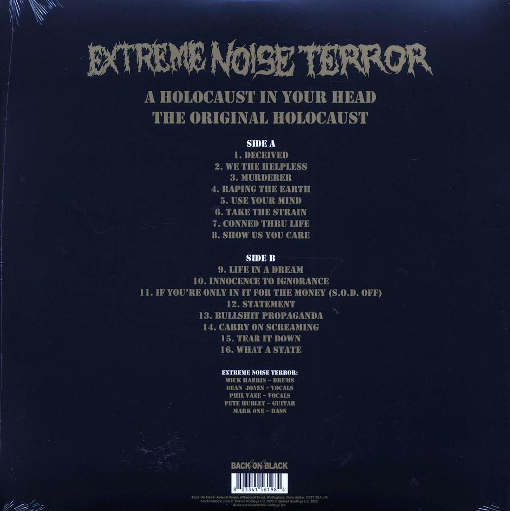 Extreme Noise Terror - A Holocaust In Your Head: The Original Holocaust (ltd. ed.) (gold vinyl) Vinyl Record