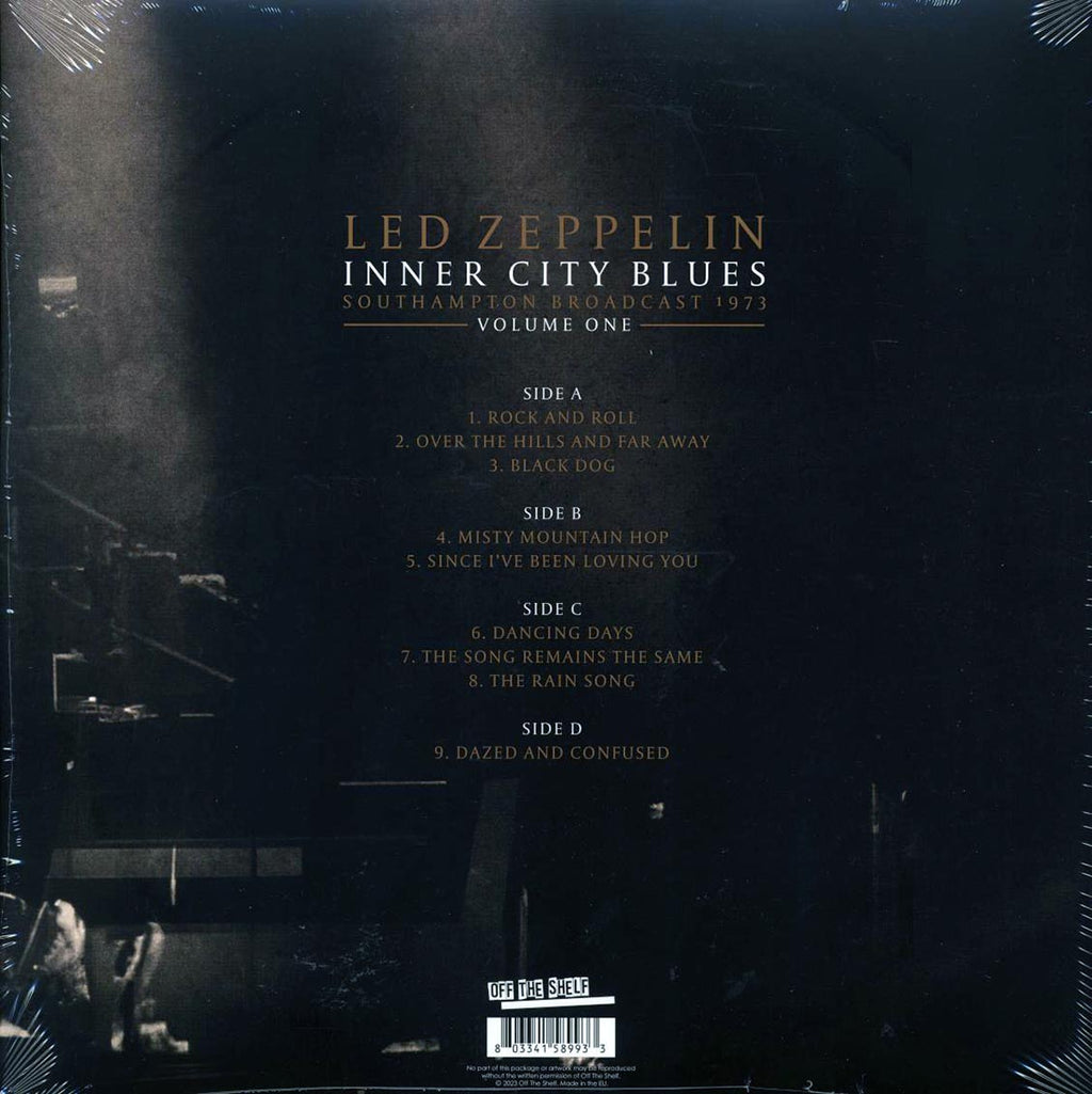 Led Zeppelin - Inner City Blues Volume 1: Southampton Broadcast 1973 (2xLP) Vinyl Record