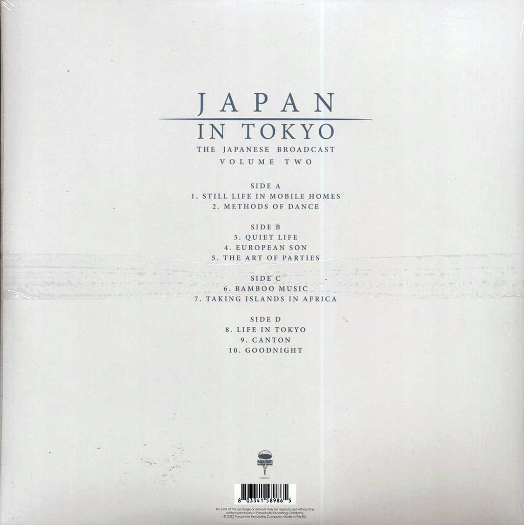Japan - In Tokyo Volume 2: The Japanese Broadcast (2xLP) Vinyl Record