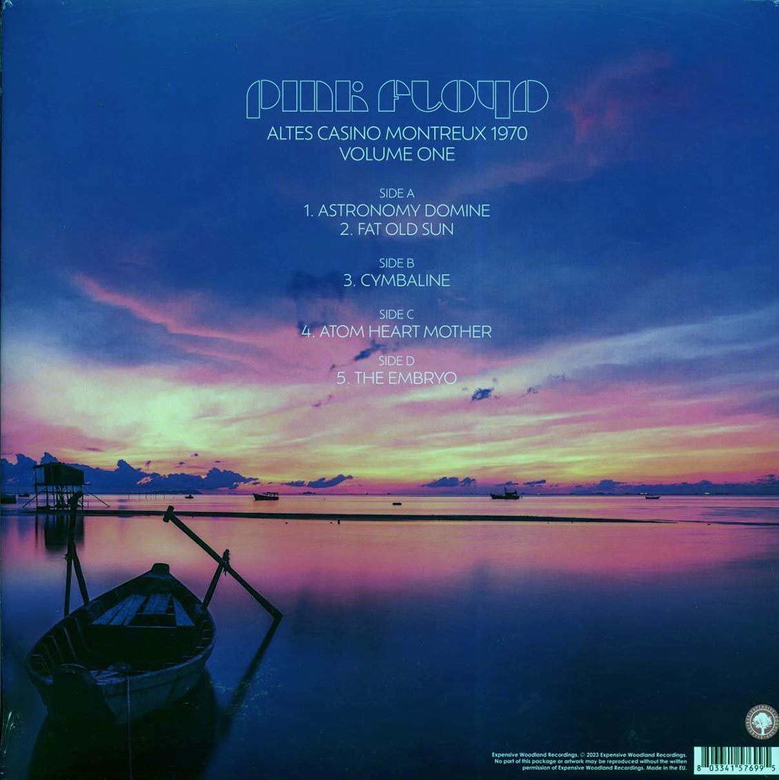 Pink Floyd - Altes Casino Montreux 1970 Volume 1 (ltd. ed.) (2xLP) (clear vinyl) Vinyl Record