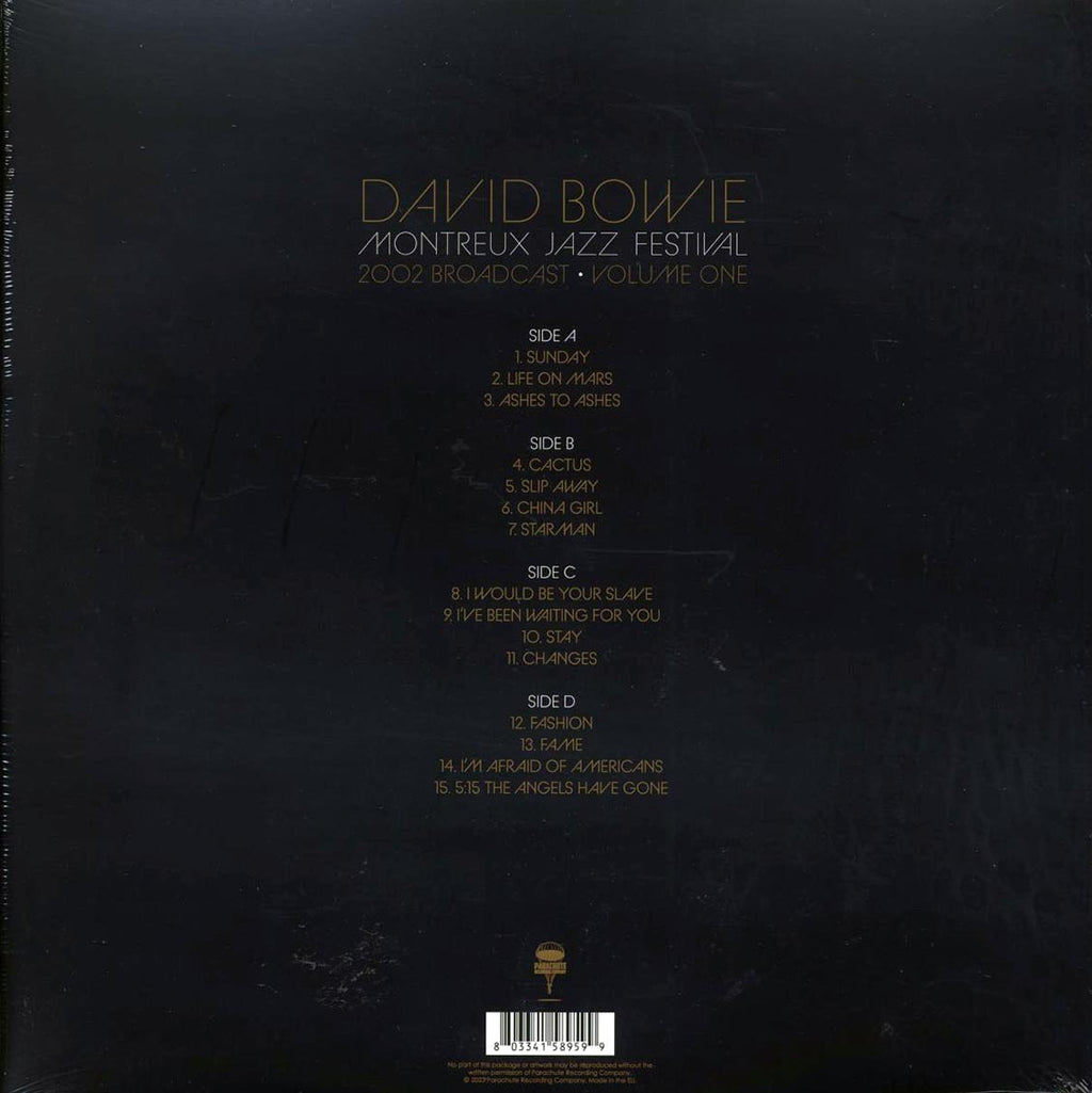 David Bowie - Montreux Jazz Festival Volume 1: 2002 Broadcast (ltd. ed.) (2xLP) (clear vinyl) Vinyl Record