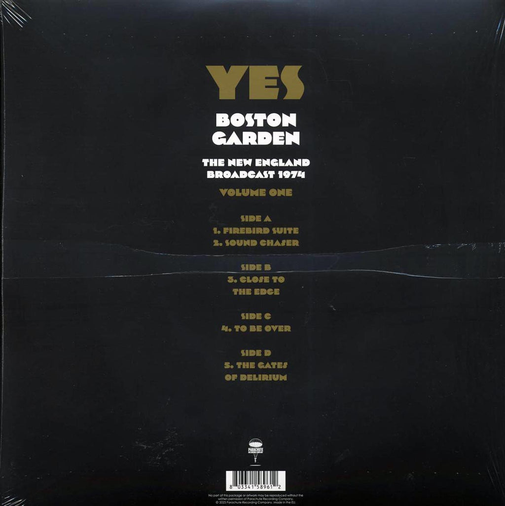 Yes - Boston Garden Volume 1: The New England Broadcast 1974 (2xLP) Vinyl Record