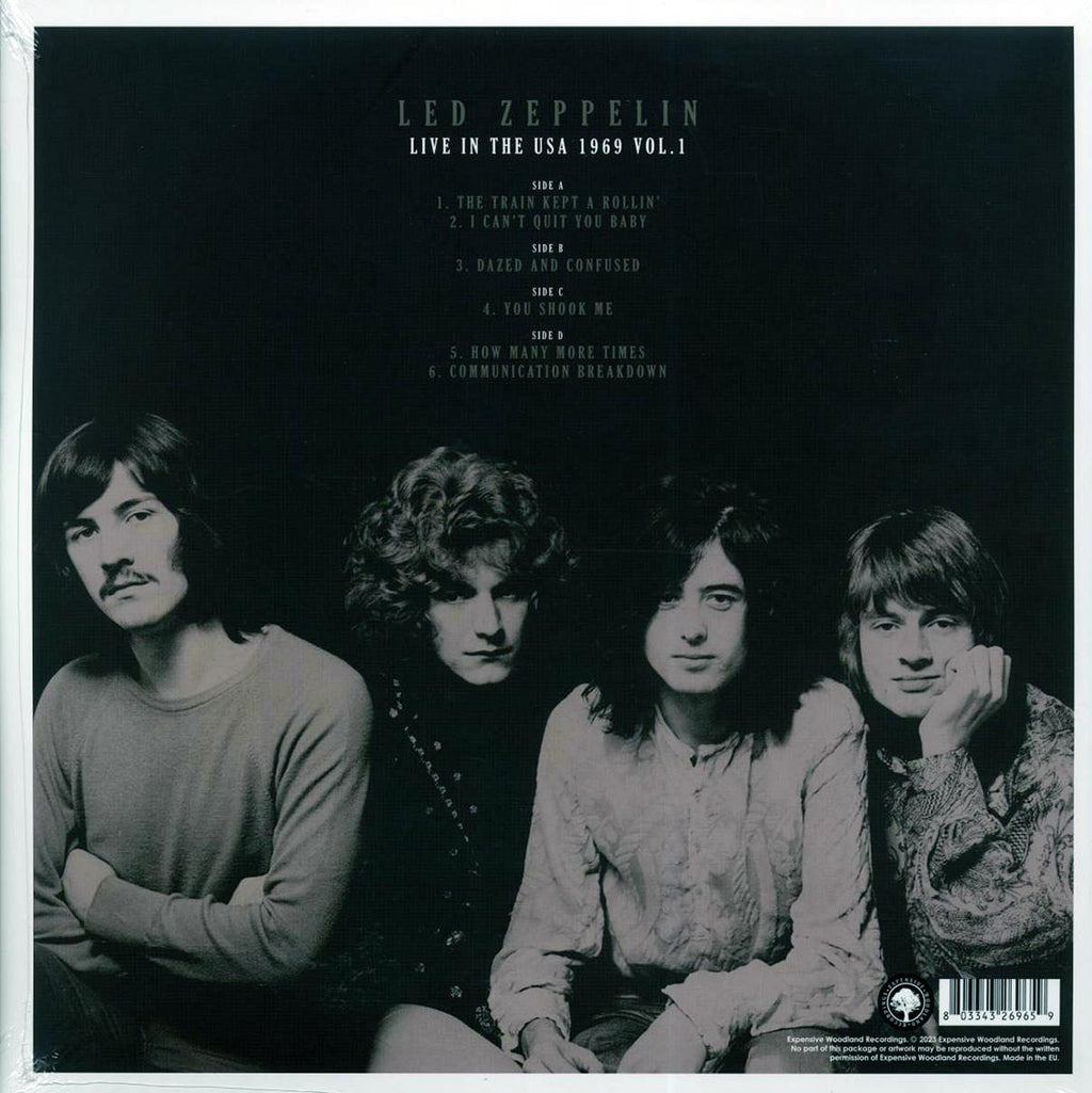 Led Zeppelin - Live In The USA 1969 Volume 1 (2xLP) Vinyl Record