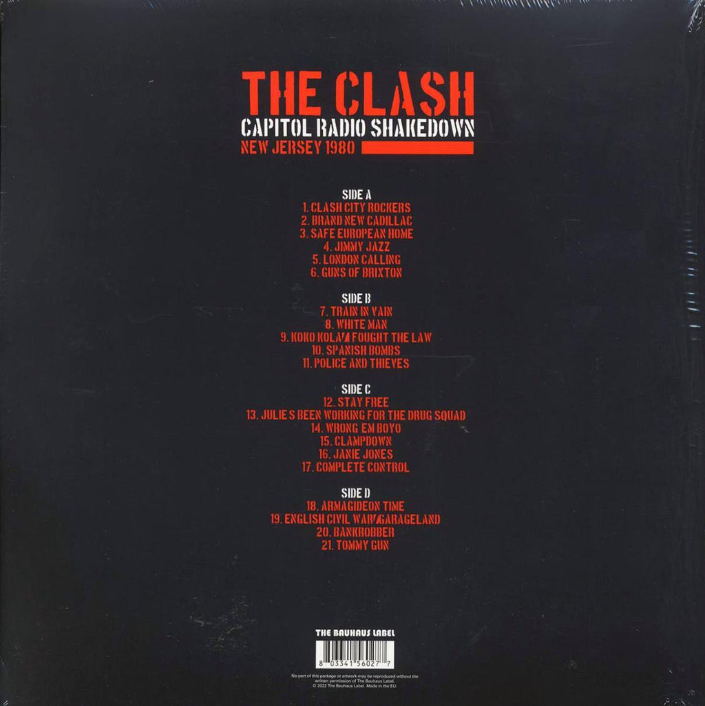 The Clash - Capitol Radio Shakedown: New Jersey 1980 Vinyl Record