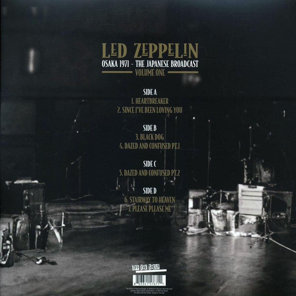 Led Zeppelin - Osaka 1971 Volume 1: The Japanese Broadcast (2xLP) Vinyl Record