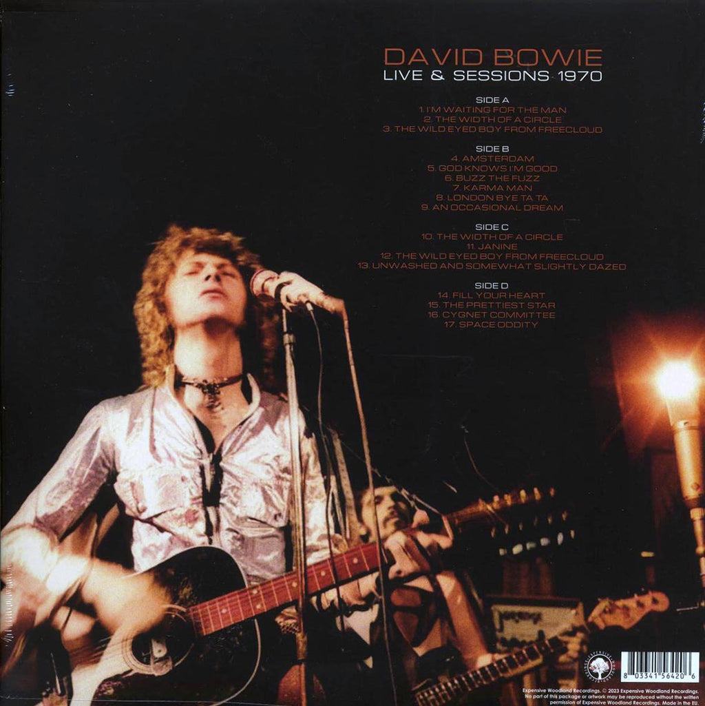 David Bowie - Live & Sessions 1970 (ltd. ed.) (2xLP) (clear vinyl) Vinyl Record