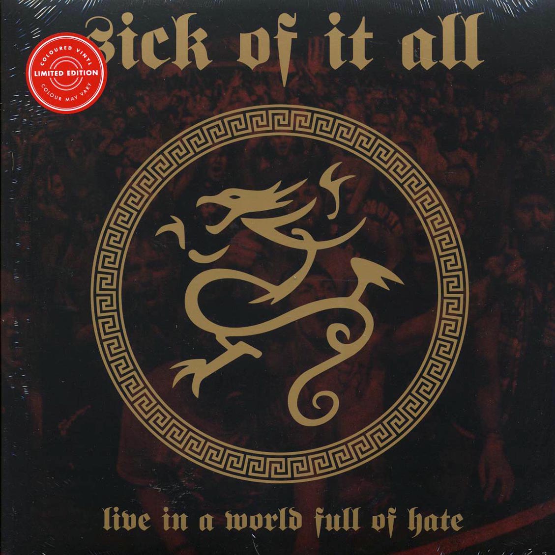 Sick Of It All - Live In A World Full Of Hate (ltd. ed.) (clear vinyl) Vinyl Record