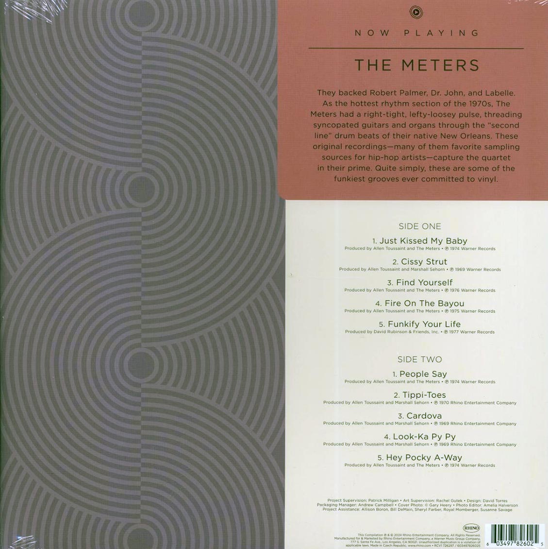 The Meters - Now Playing (ltd. ed.) (black ice vinyl) Vinyl Record