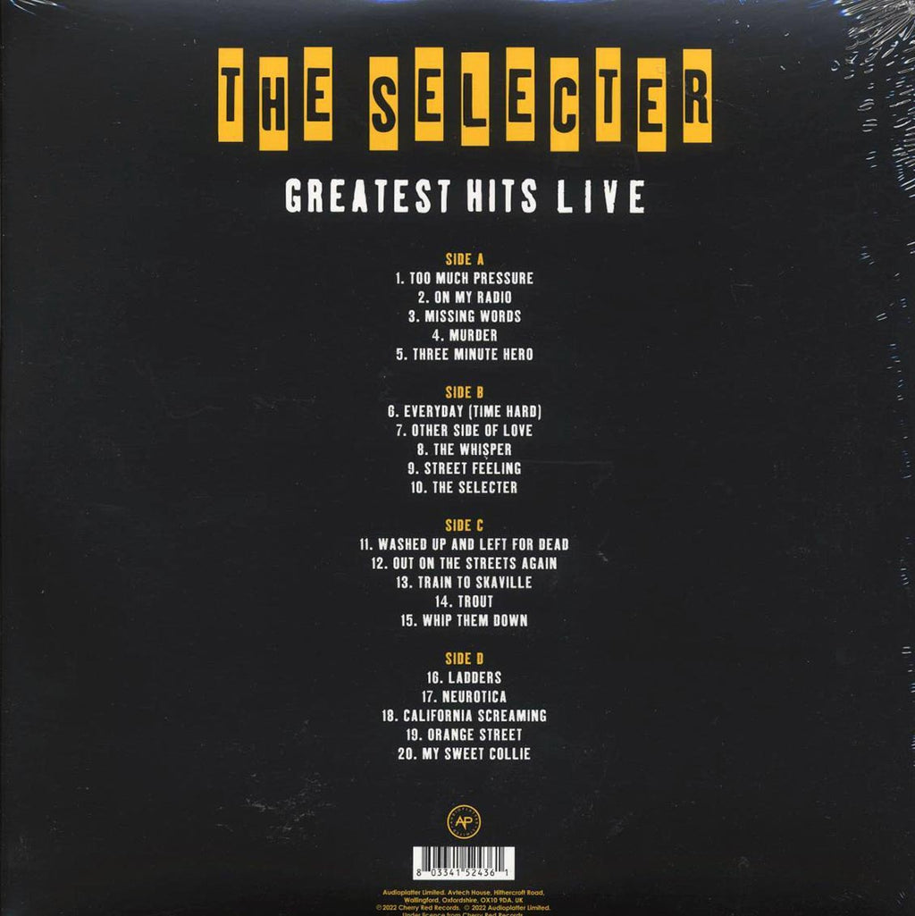 The Selecter - Greatest Hits Live: Minneapolis, 1991 (ltd. ed.) (2xLP) (clear vinyl) Vinyl Record