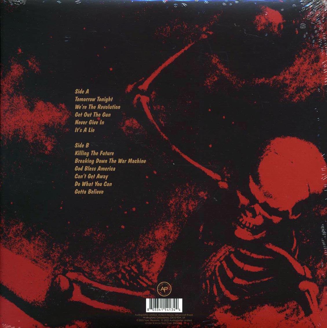 Toxic Reasons - Bullets For You (ltd. ed.) (red vinyl) Vinyl Record