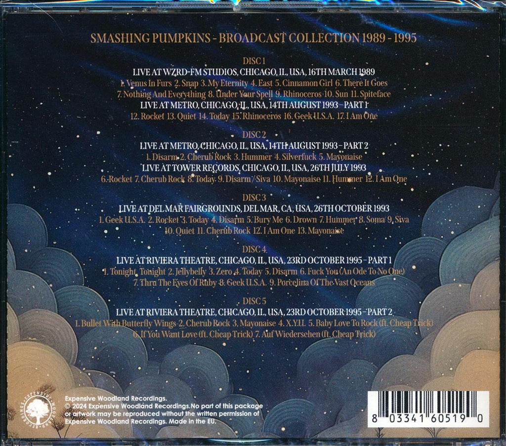 Smashing Pumpkins - The Broadcast Collection 1989-1995 (58 tracks) (4xCD) Music CD
