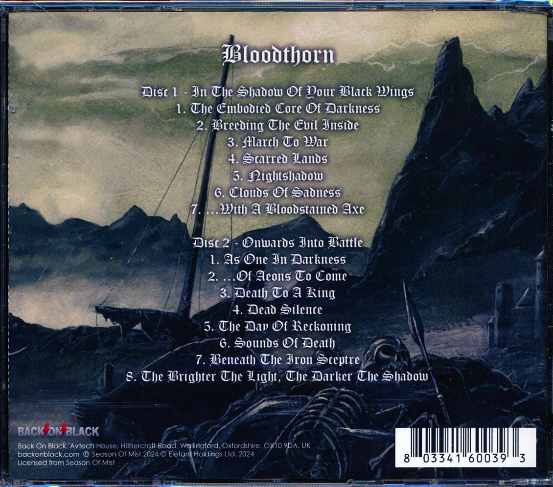 Bloodthorn - In The Shadow Of Dour Black Wings + Onwards Into Battle (2 albums on 2 CDs) (2xCD) Music CD