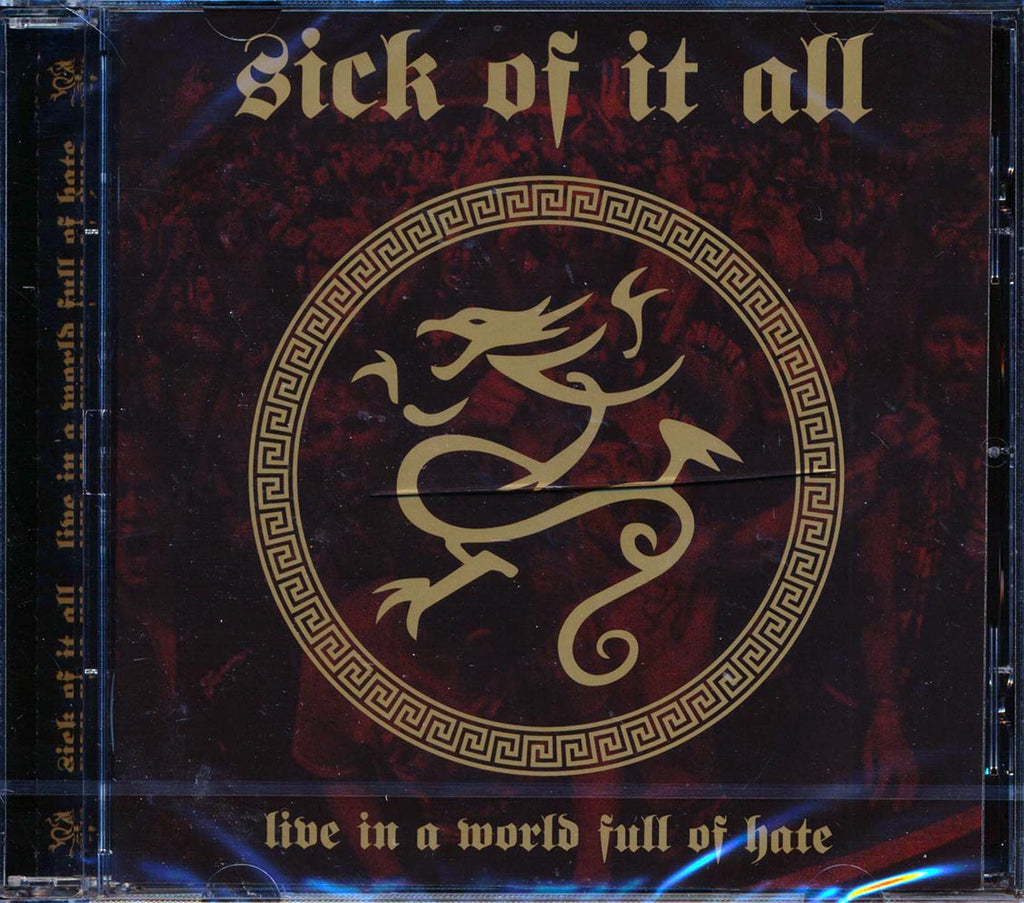 Sick Of It All - Live In A World Full Of Hate (24 tracks) Music CD