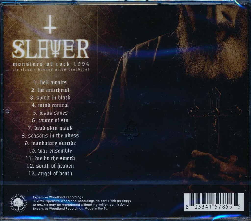 Slayer - Monsters Of Rock 1994 Music CD