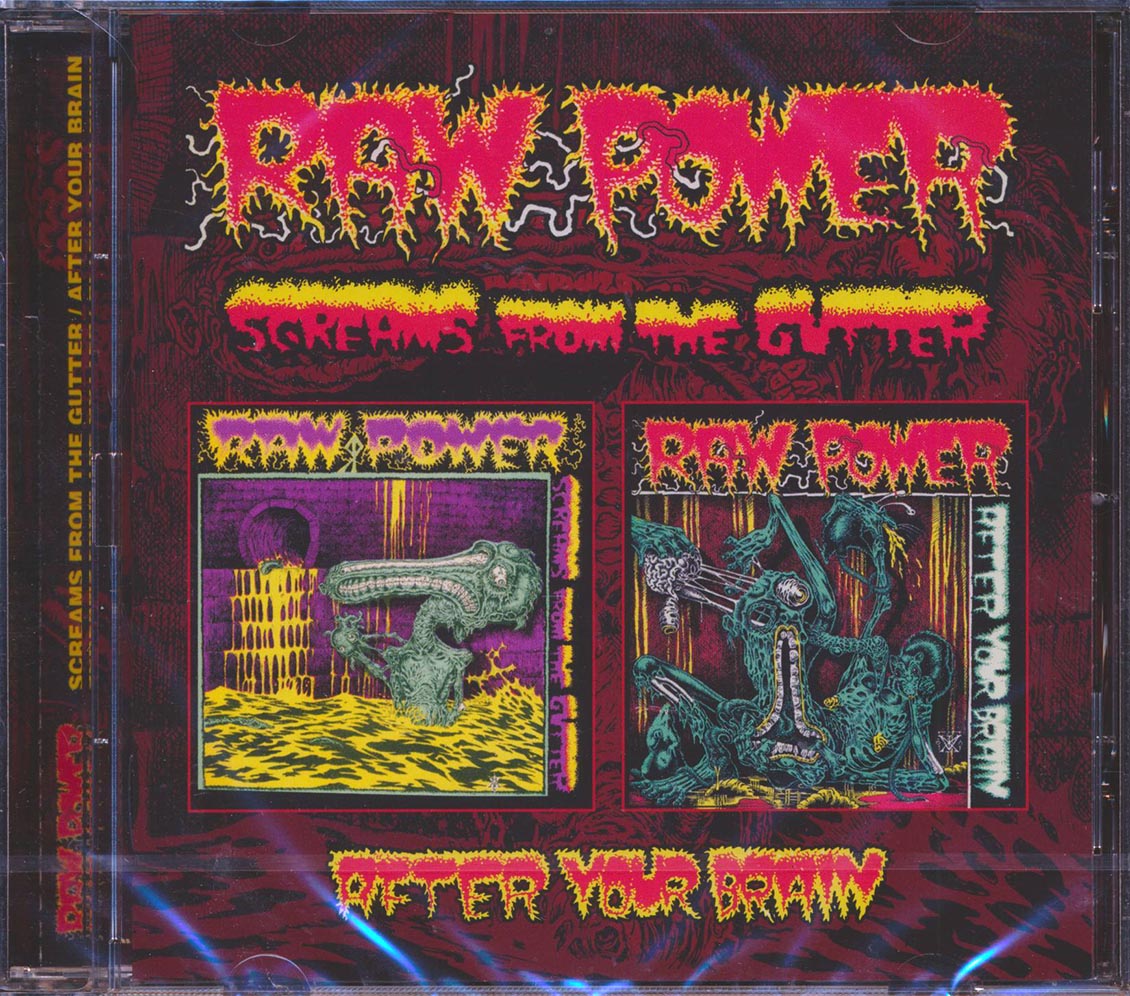 Raw Power - Screams From The Gutter + After Your Brain (2 albums on 2 CDs) (30 tracks) (2xCD) Music CD