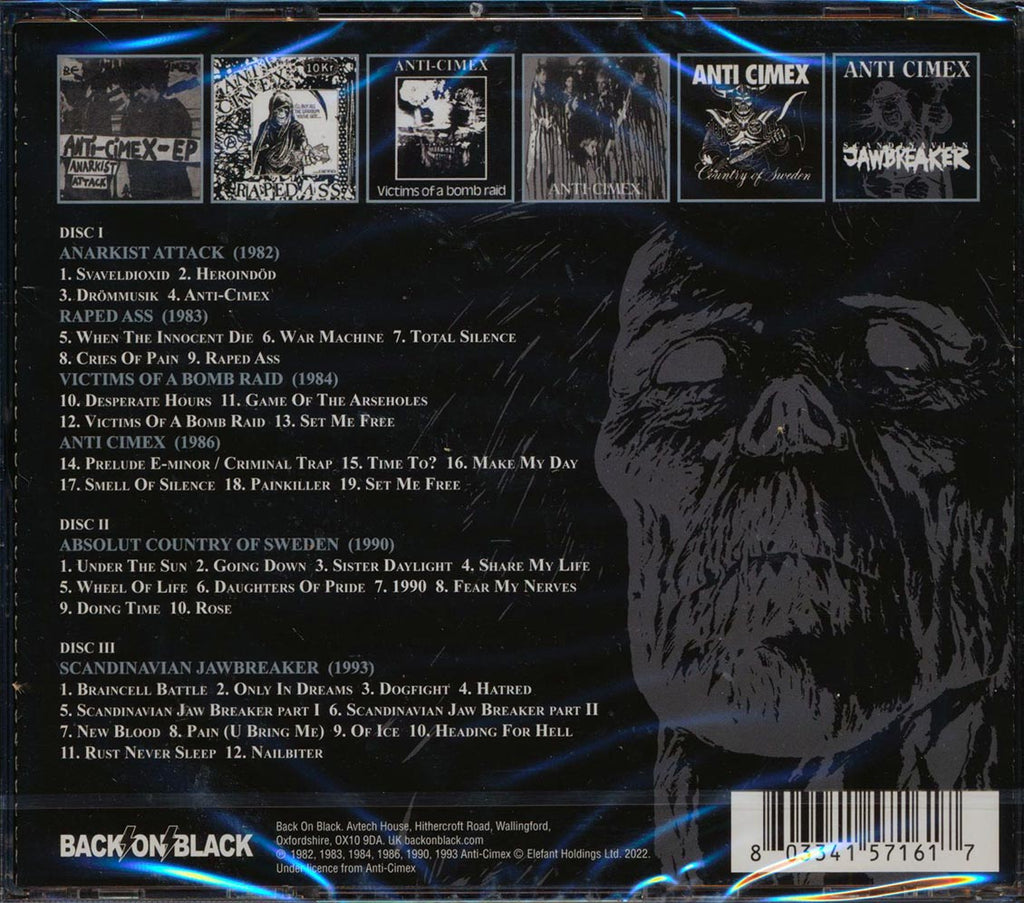 Anti Cimex - Victims Of A Bomb Raid (41 tracks) (3xCD) Music CD