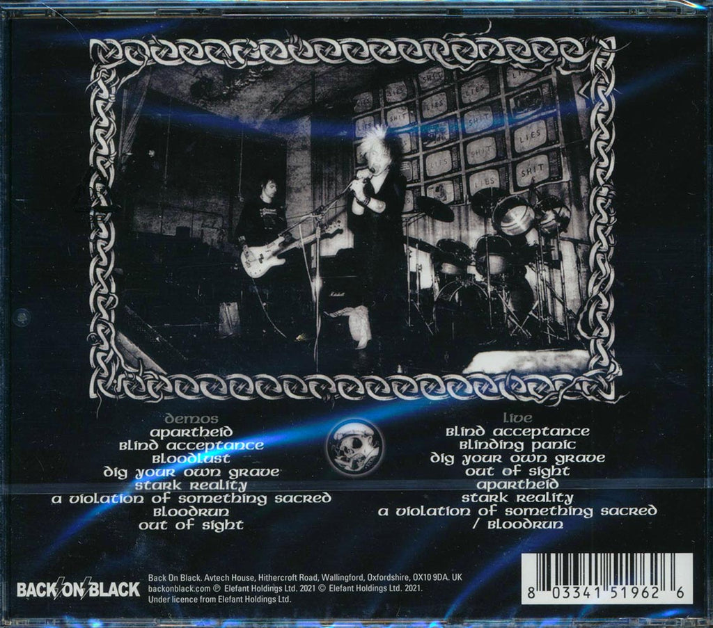 Sacrilege - Ambulance Station Squat, London, 1985 + The First & Second Demos Music CD