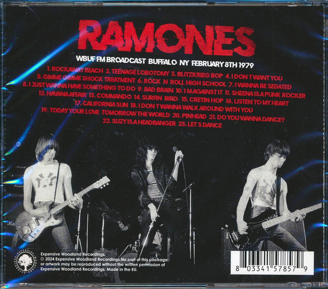 The Ramones - WBUF FM Broadcast Buffalo NY February 8th, 1979 Music CD