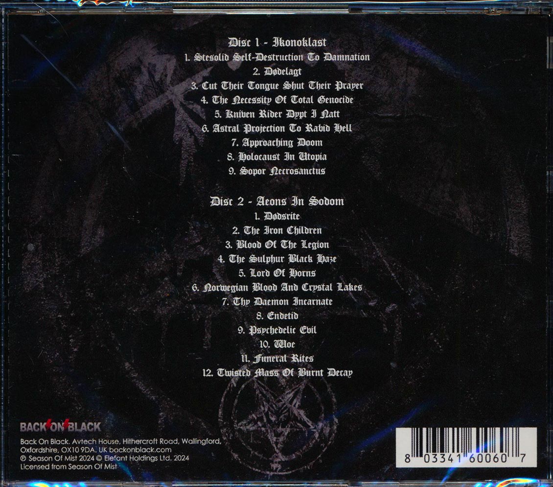 Urgehal - Ikonoclast + Aeons In Sodom (2 albums on 2 CDs) (21 tracks) (2xCD) Music CD