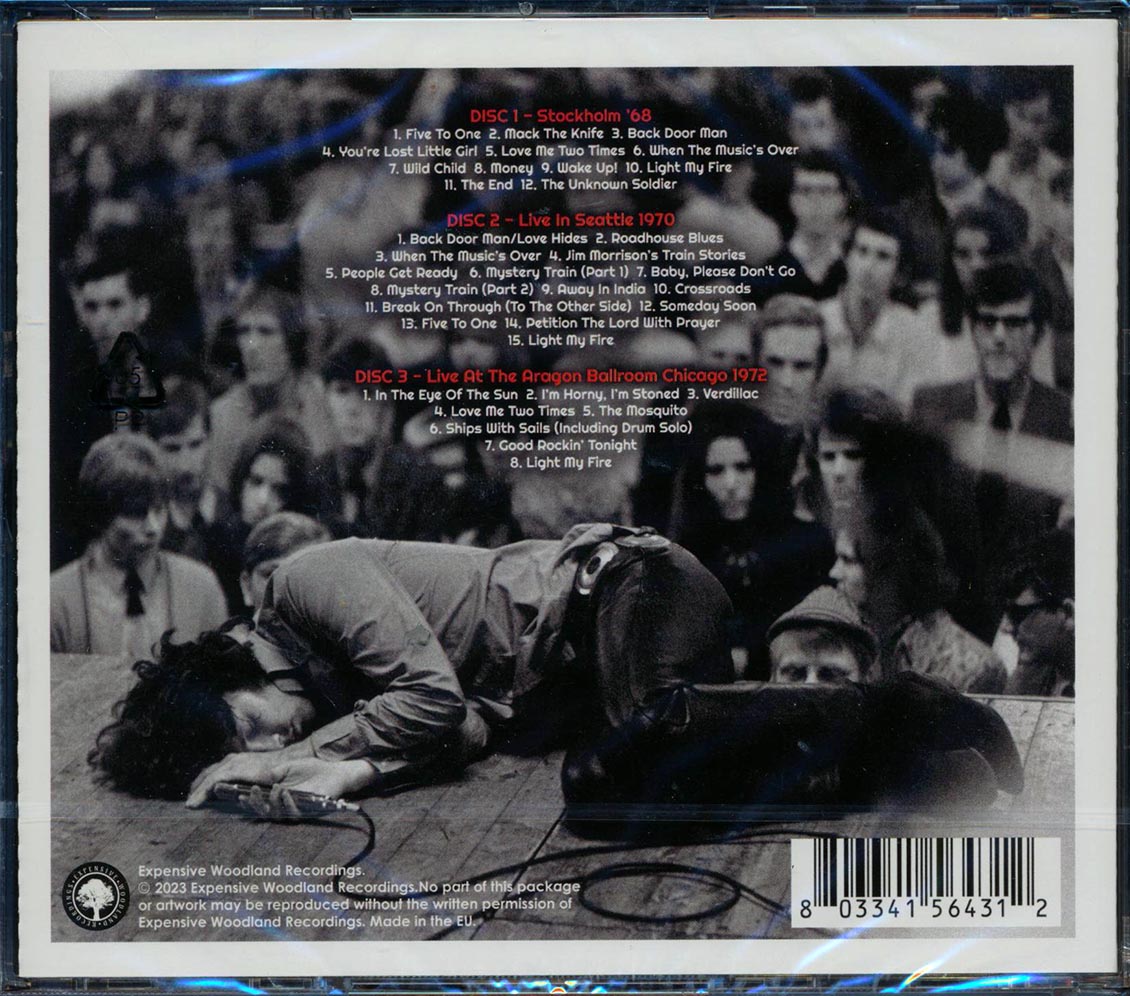 The Doors - The Broadcast Collection: Stockholm 1966 + Seattle 1970 + Chicago 1972 (35 tracks) (3xCD) Music CD