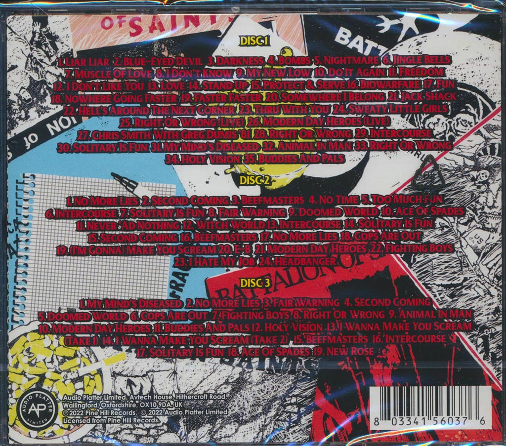 Battalion Of Saints - Complete Discography (78 tracks) (3xCD) Music CD