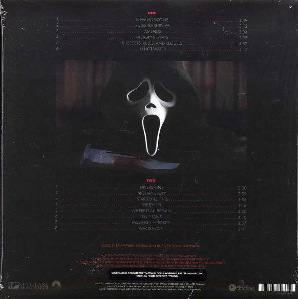 Brian Tyler - Scream: Music From The Motion Picture (ltd. ed.) (mirror board jacket) Vinyl Record
