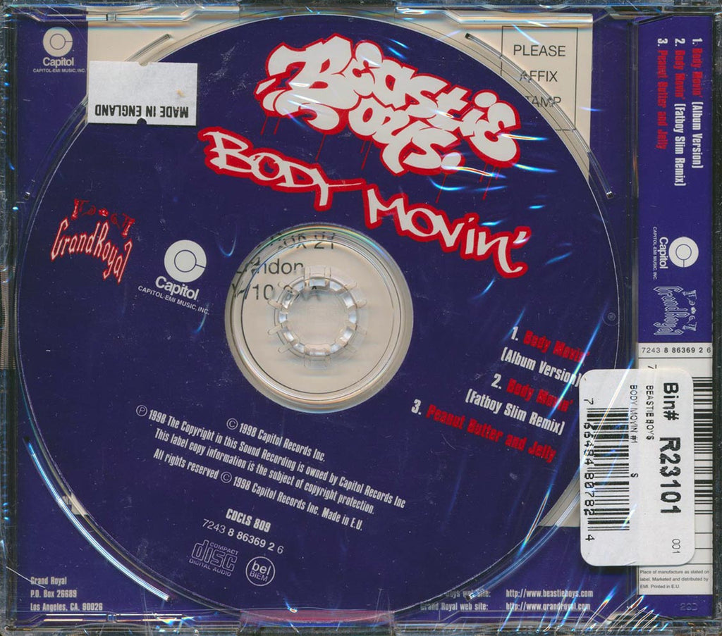 The Beastie Boys - Body Movin' Music CD