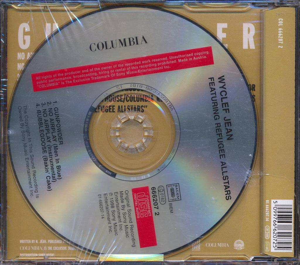 Wyclef Jean, Refugee Allstars - Gunpowder Music CD