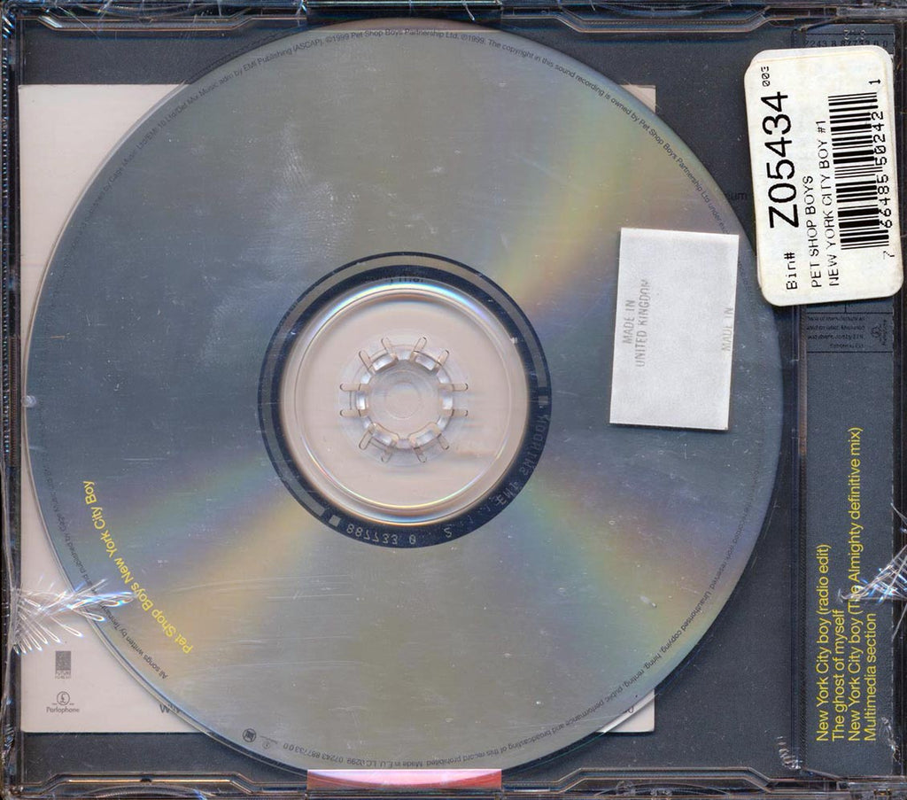 Pet Shop Boys - New York City Boy Music CD
