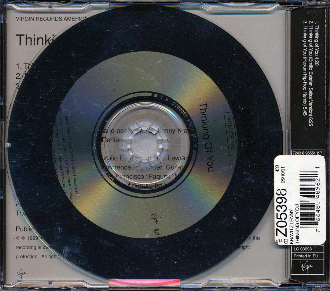 Garth Brooks, Lenny Kravitz, Anthrax, Etc. - Thinking Of You Music CD