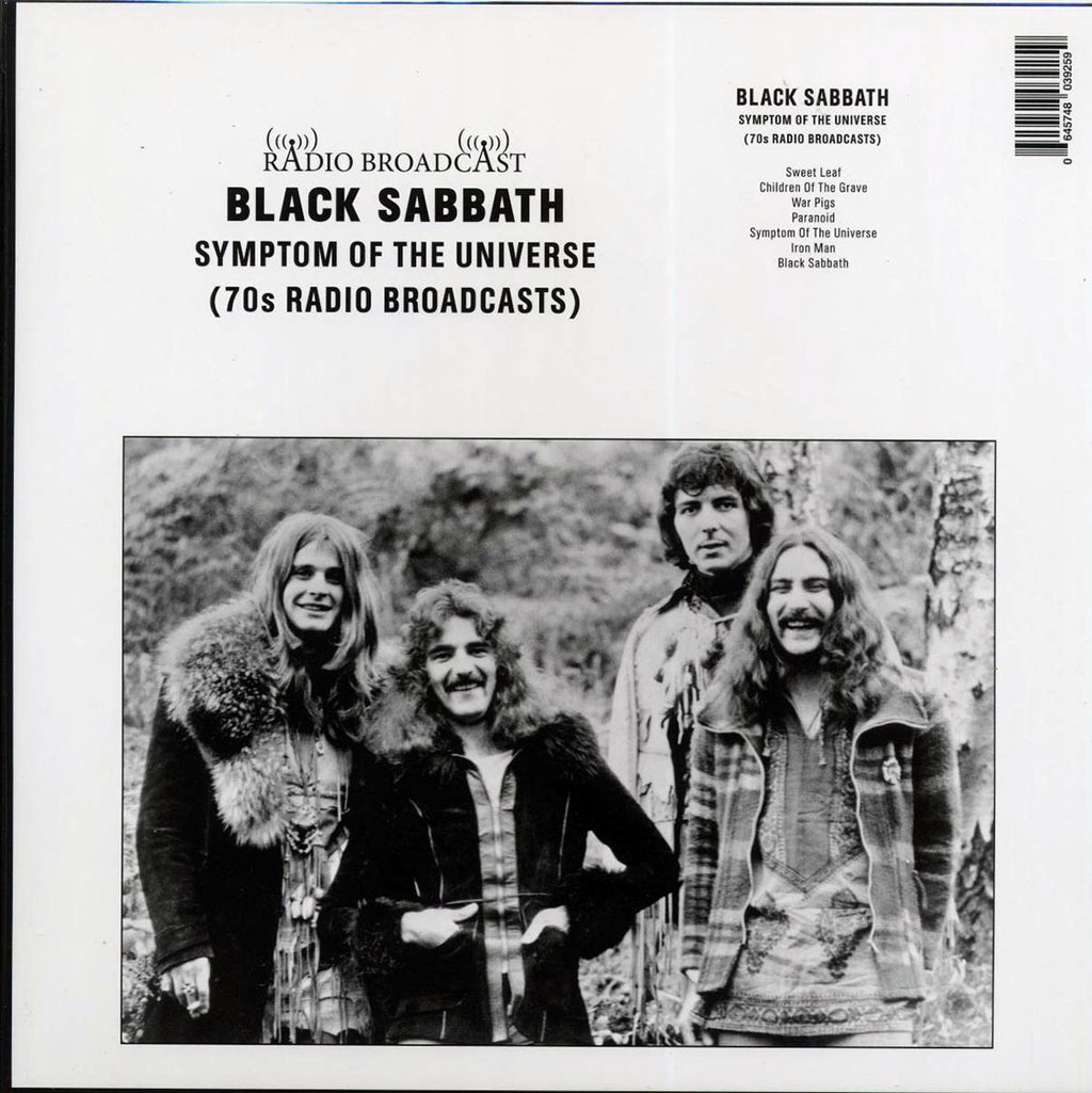 Black Sabbath - Symptom Of The Universe: 70s Radio Broadcasts Vinyl Record