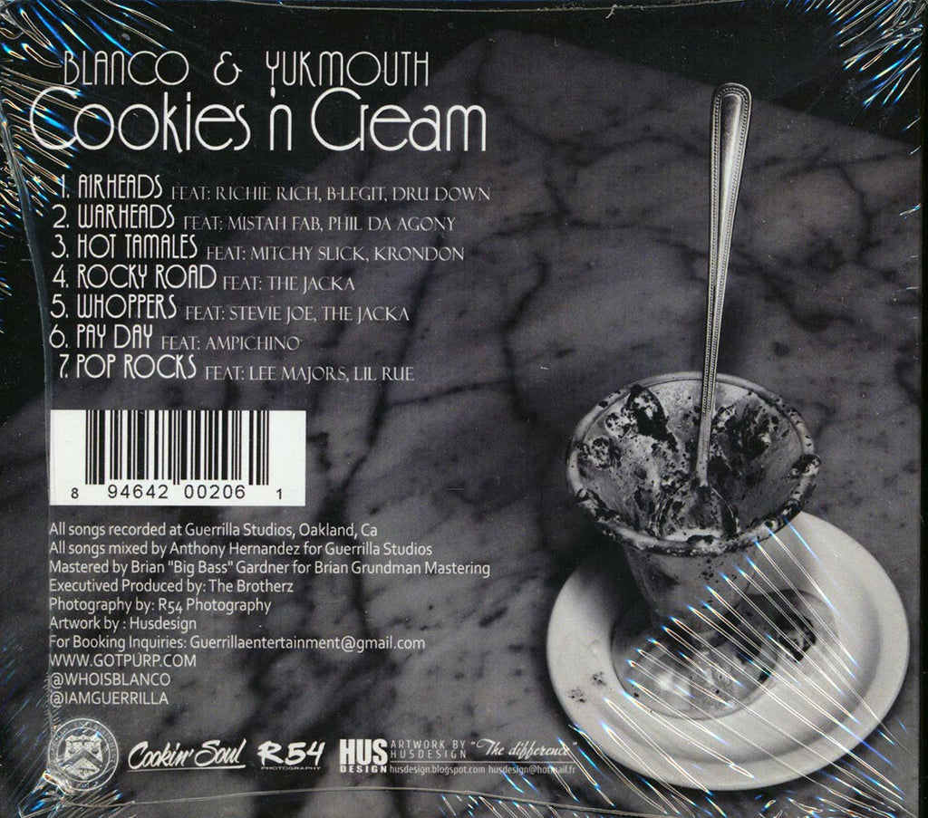 Blanco, Yukmouth - Cookies 'n Cream Music CD