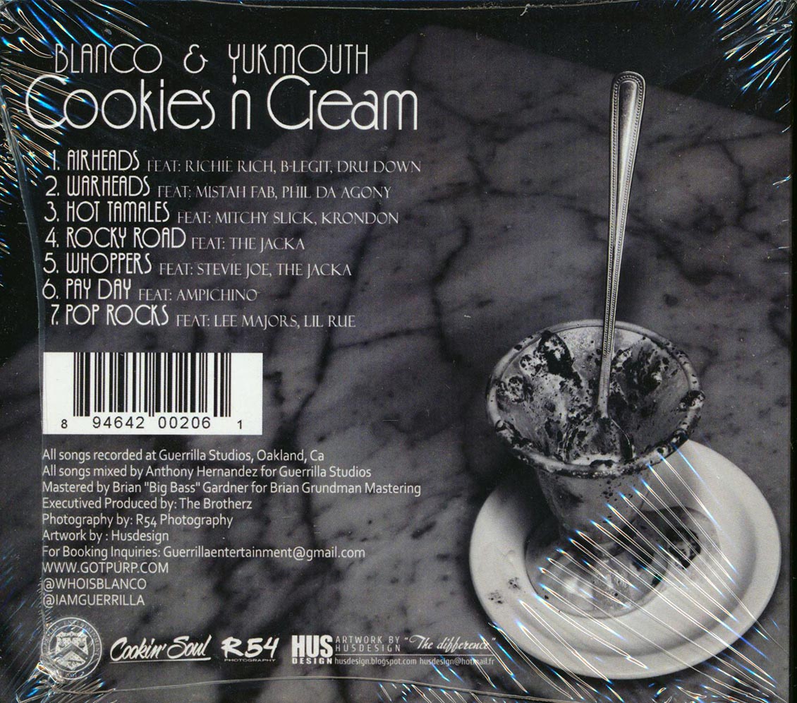 Blanco, Yukmouth - Cookies 'n Cream Music CD