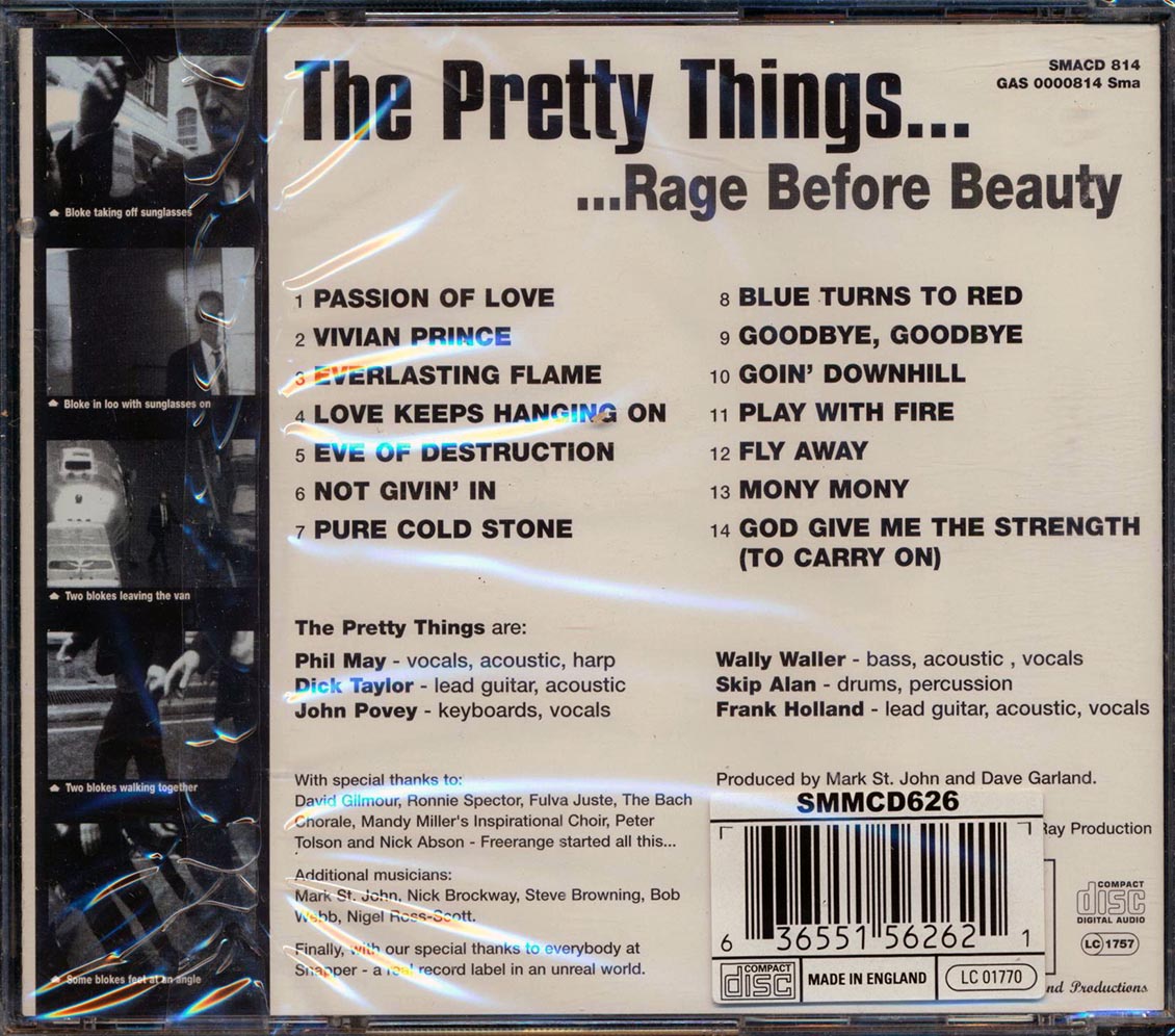 The Pretty Things - Rage Before Beauty (incl. 8-page booklet) Music CD
