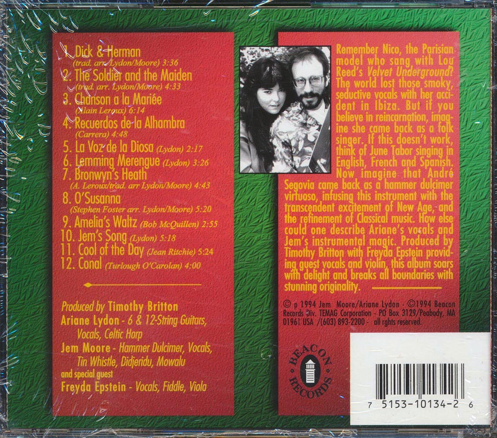 Jem Moore, Ariane Lydon - O'susanna Music CD