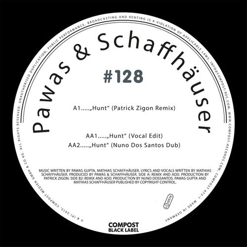 Pawas & Schaffhauser - Compost Black Label 128 - Vinyl Record
