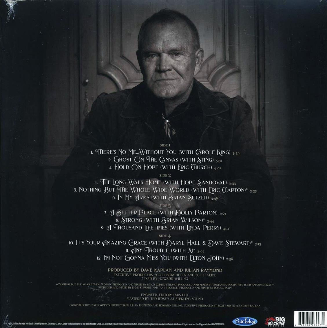 Glen Campbell, Dolly Parton, Eric Clapton, Sting, Etc. - Duets: Ghost On The Canvas Sessions (2xLP) (180g) (gold vinyl) Vinyl Record