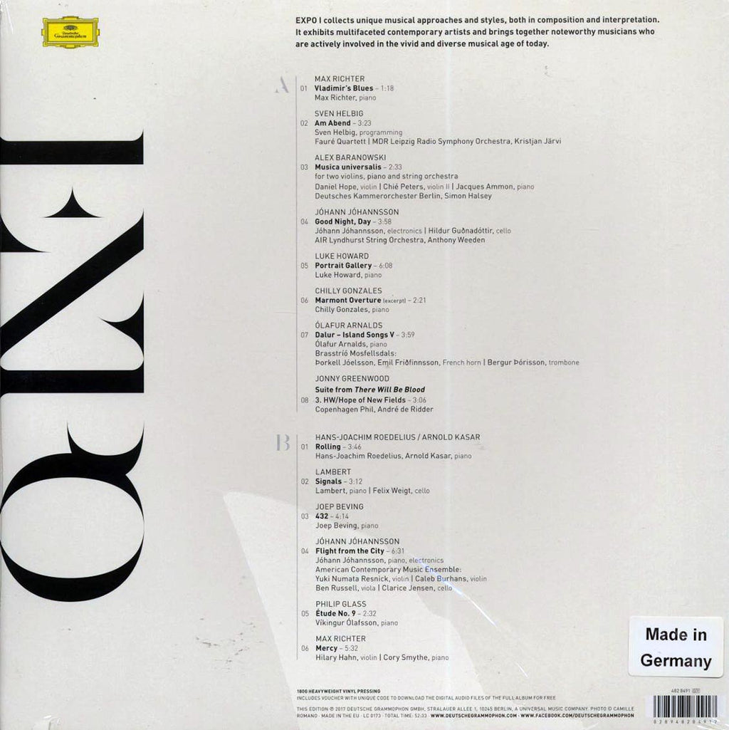 Max Richter, Sven Helbig, Luke Howard, Etc. - Expo 1 (180g) Vinyl Record