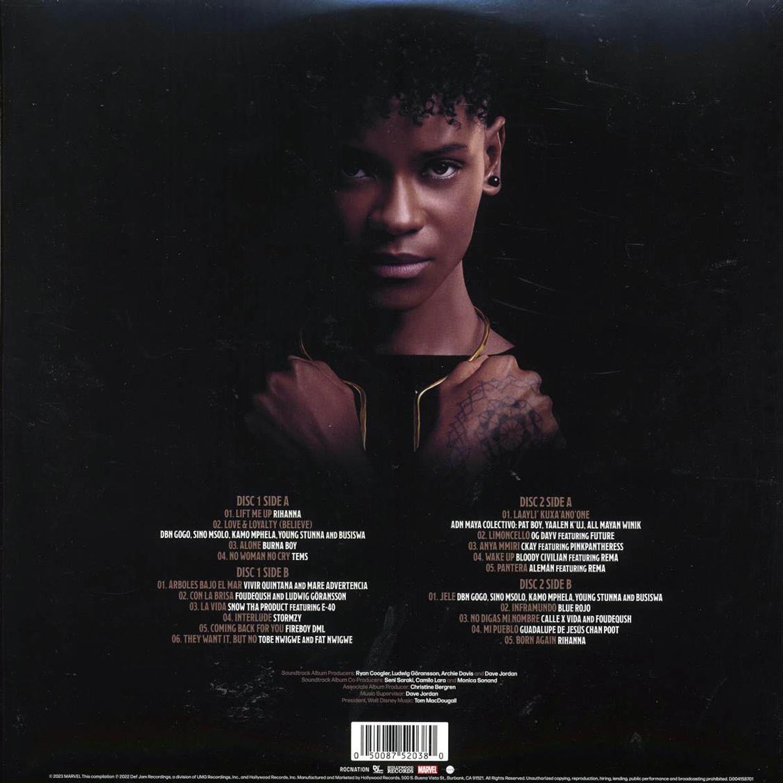 Rihanna, Burna Boy, Tems, Future, Etc. - Music From And Inspired By Black Panther: Wakanda Forever (2xLP) (translucent tan vinyl) Vinyl Record