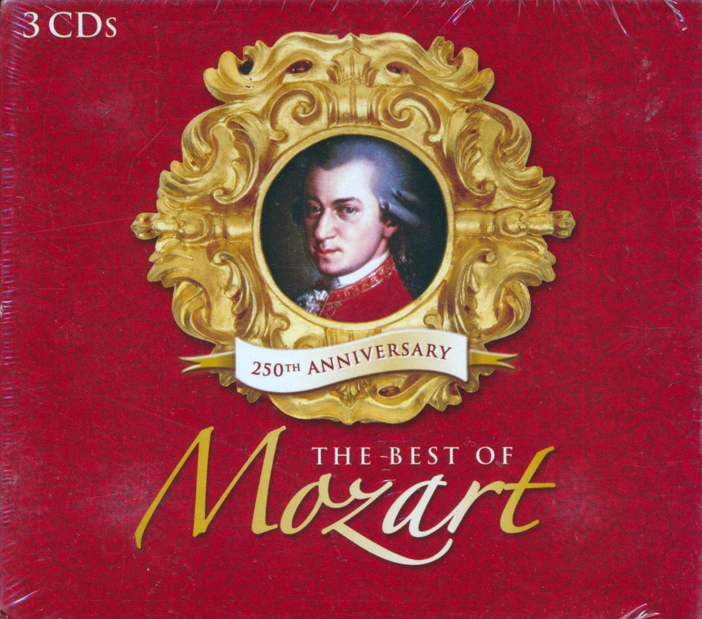 Slovak Philharmonic Orchestra, Stutgart Chamber Orchestra, Leningrad Soloists, Etc. - The Best Of Mozart: 250th Anniversary (31 tracks) (3xCD) (deluxe 3-fold digipak) Music CD