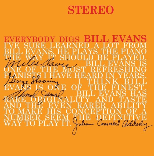 Evans,bill - Everybody Digs Bill Evans - Vinyl Record