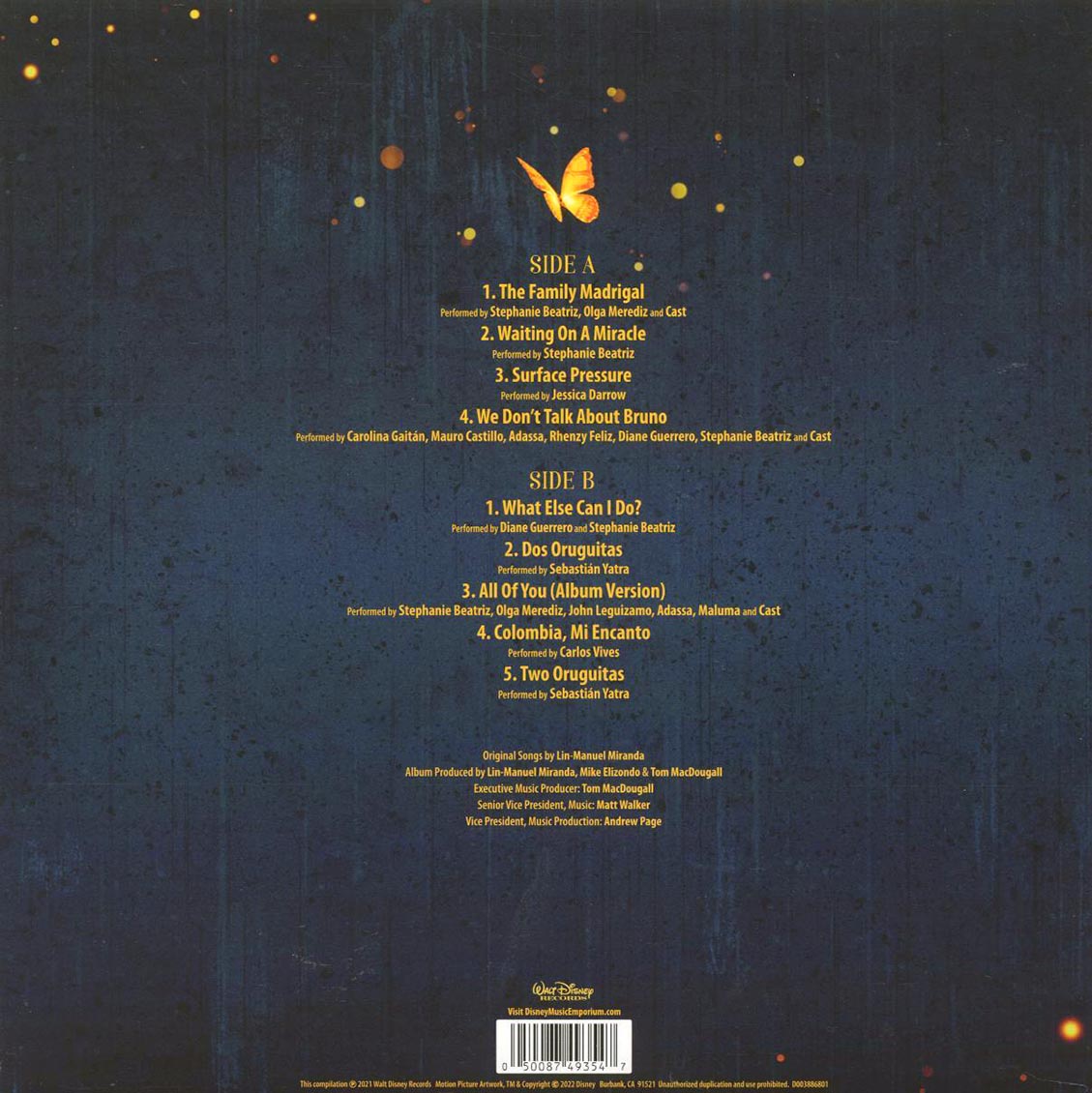 Various - Encanto: Original Songs By Lin-Manuel Miranda (Disney) (green vinyl) Vinyl Record