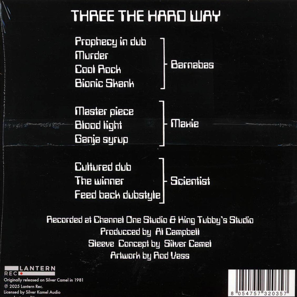 Maxie, Scientist, Barnabas - Three The Hard Way Vinyl Record