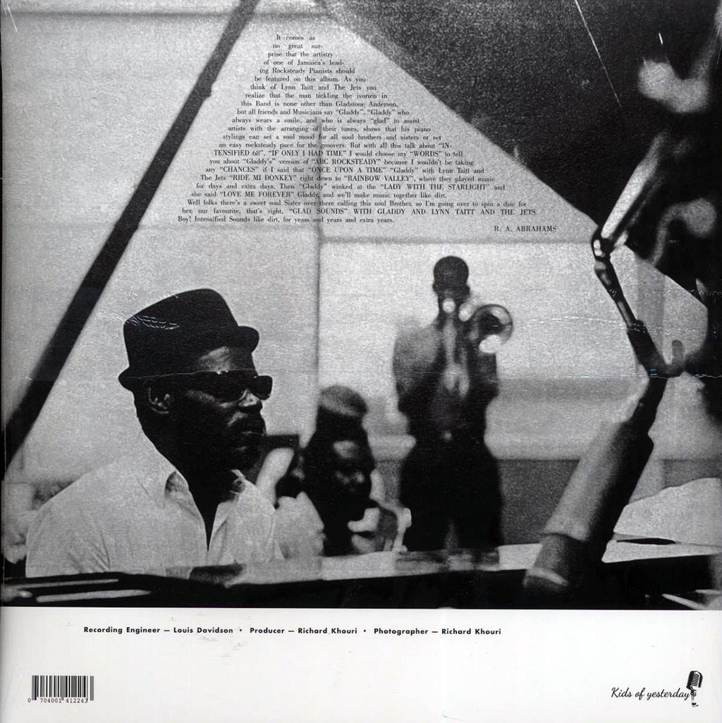 Gladstone Anderson, Lynn Taitt & The Jets - Glad Sounds: Rock Steady Vinyl Record